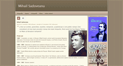 Desktop Screenshot of mihailsadoveanu.eu